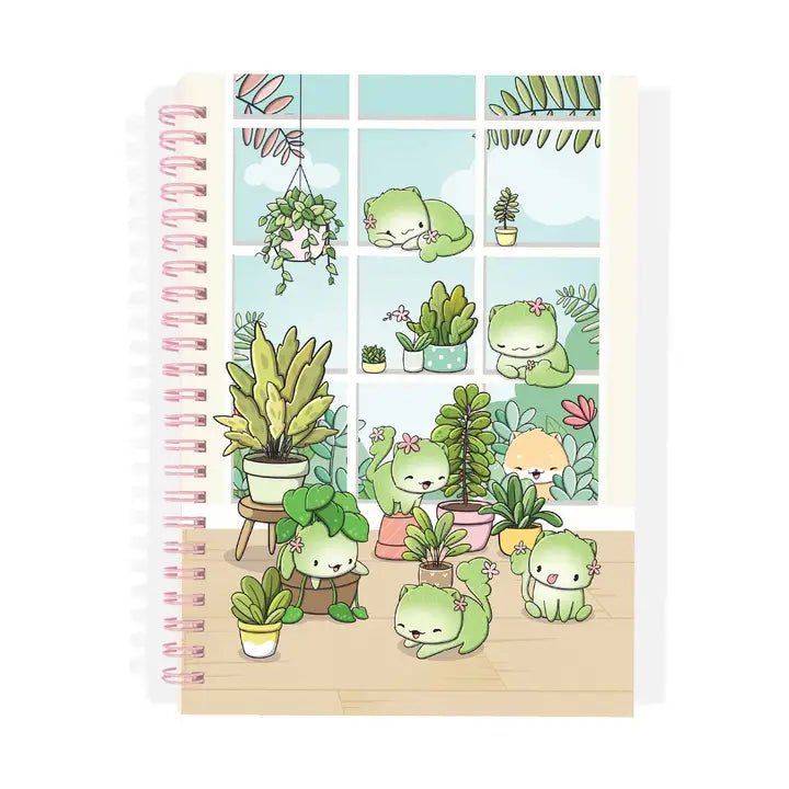 Reusable Sticker Storage - Cactus Cat - 1 - CutieSquad - Tidformera
