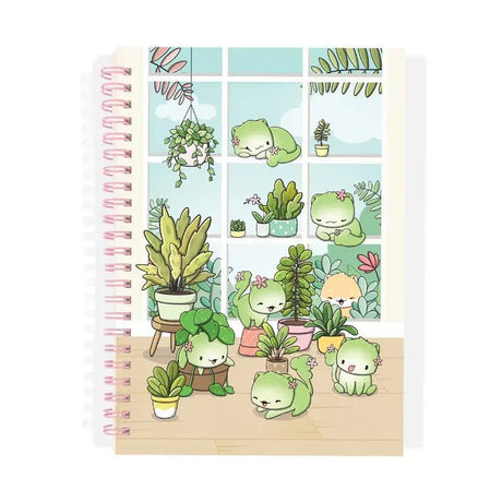 Reusable Sticker Storage - Cactus Cat - 1 - CutieSquad - Tidformera