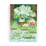 Reusable Sticker Storage - Frog - 1 - CutieSquad - Tidformera