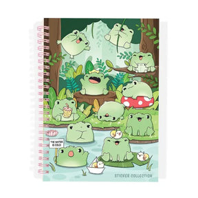 Reusable Sticker Storage - Frog - 1 - CutieSquad - Tidformera