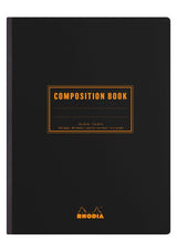 Rhodia Skrivhäfte - Composition book - B5 Svart - Linjerad från Rhodia - Svart skrivhäfte - Tidformera