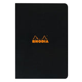 Rhodia Skrivhäften - A4 Linjerad från Rhodia - Svart skrivhäfte - Tidformera