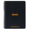 Rhodia Spiralblock A5+ Dotted Långsida Svart från Rhodia - Svart skrivblock - Tidformera