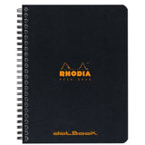 Rhodia Spiralblock A5+ Dotted Långsida Svart från Rhodia - Svart skrivblock - Tidformera