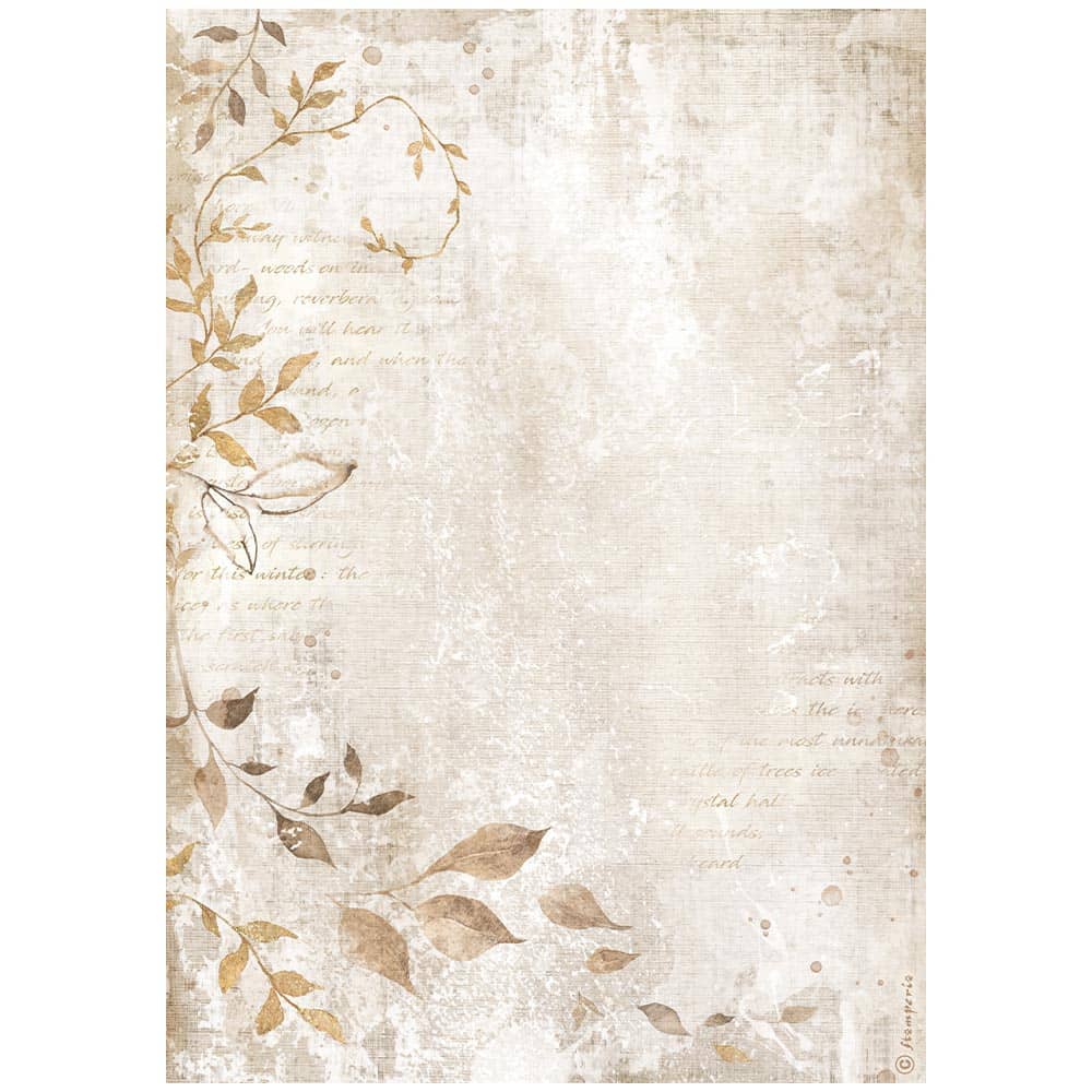 Rice Paper A4 - Dewdrops - 6 - pack - 3 - Stamperia - Tidformera