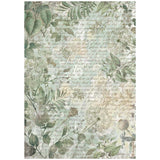 Rice Paper A4 - Herbarium Silvae - 6 - pack - 7 - Stamperia - Tidformera