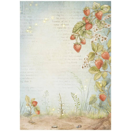 Rice Paper A4 - Hidden Grove - 6 - pack - 5 - Stamperia - Tidformera