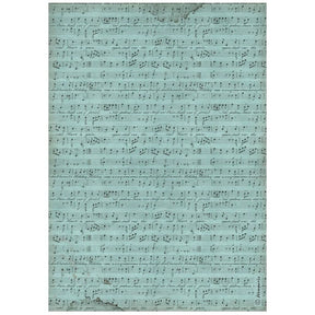 Rice Paper A4 - Music - Score - 1 - Stamperia - Tidformera
