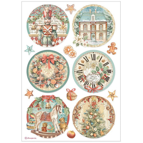 Rice Paper A4 - The Nutcracker - 6 - pack - 7 - Stamperia - Tidformera