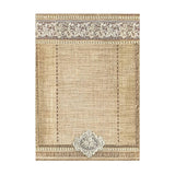 Rice Paper A6 - Old Lace - 8 - pack - 4 - Stamperia - Tidformera