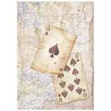 Rice Paper A6 - Quiet Days - Mini - 8 - pack - 5 - Stamperia - Tidformera