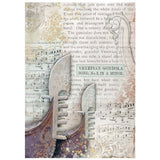 Rice Paper A6 - Venice City of Art - 8 - pack - 4 - Stamperia - Tidformera