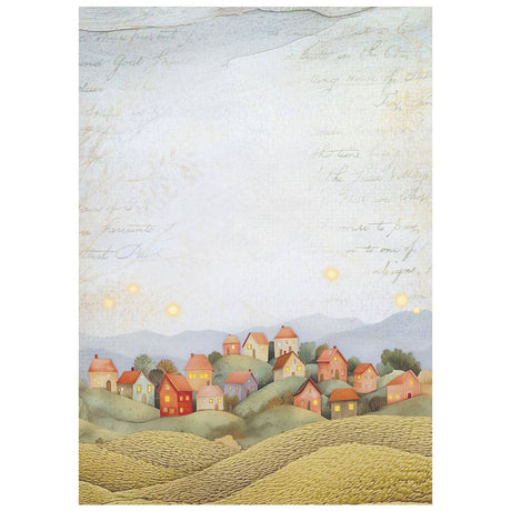 Rice Paper A6 - Whispering Woods - 8 - pack - 4 - Stamperia - Tidformera
