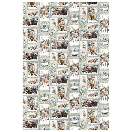Rice Paper Art set - A4 - 4 - pack - Forest Tales - 4 - Ciao Bella - Tidformera