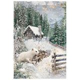 Rice Paper Art set - A4 - 4 - pack - Forest Tales - 2 - Ciao Bella - Tidformera