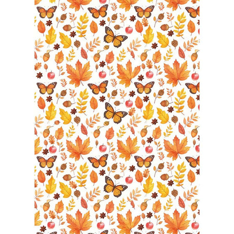 Rice Paper Art set - A5 - 8 - pack - Hello fall - 5 - Ciao Bella - Tidformera
