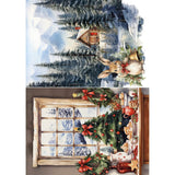 Rice Paper Art set - A5 - 8 - pack - Hot Cocoa & Holly - 5 - Ciao Bella - Tidformera