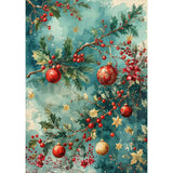 Rice Paper Art set - A5 - 8 - pack - Hot Cocoa & Holly - 6 - Ciao Bella - Tidformera