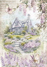 Rice Paper Art set - A5 - 8 - pack - Secret Garden - 2 - Ciao Bella - Tidformera