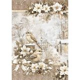 Rice Paper Art set - A5 - 8 - pack - Winter Season - 5 - Ciao Bella - Tidformera