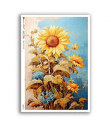Rice Paper Decoupage - A5 - Flowers 0407 - 1 - Paper Designs - Tidformera