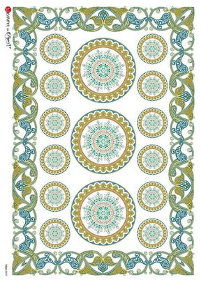 Rice Paper Decoupage - A5 - Folk 0079 - 1 - Paper Designs - Tidformera