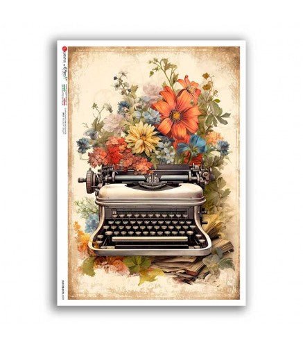 Rice Paper Decoupage - A5 - OLD OBJECTS 0039 - 1 - Paper Designs - Tidformera