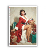 Rice Paper Decoupage - A5 - PINUP 0053 - 1 - Paper Designs - Tidformera