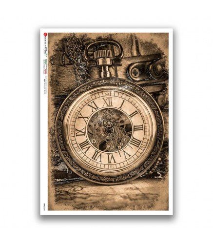Rice Paper Decoupage - A5 - TIME 0042 - 1 - Paper Designs - Tidformera