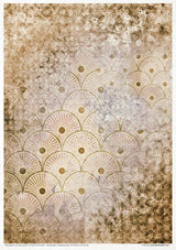 Rice paper set - A4 - Four elements - Fire - 8 - ITD Collection - Tidformera