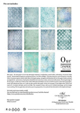 Rice paper set - A4 - Four elements - Water - 14 - ITD Collection - Tidformera