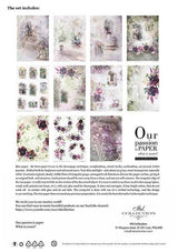 Rice paper set - A4 - Garden of Dreams - 2 - ITD Collection - Tidformera