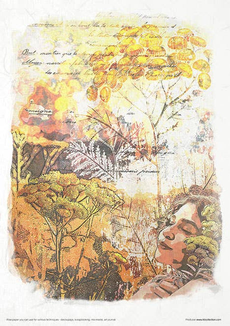 Rice paper set - A4 - Herbalist - 13 - ITD Collection - Tidformera