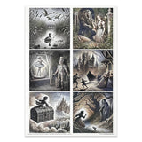 Rice paper set - A4 - Lost in a fairy tale - 13 - ITD Collection - Tidformera
