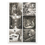 Rice paper set - A4 - Lost in a fairy tale - 9 - ITD Collection - Tidformera