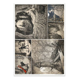 Rice paper set - A4 - Lost in a fairy tale - 10 - ITD Collection - Tidformera