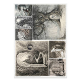 Rice paper set - A4 - Lost in a fairy tale - 7 - ITD Collection - Tidformera