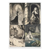 Rice paper set - A4 - Lost in a fairy tale - 8 - ITD Collection - Tidformera