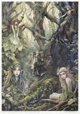 Rice paper set - A4 - Mysterious creatures - 4 - ITD Collection - Tidformera
