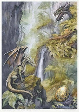 Rice paper set - A4 - Mysterious creatures - 10 - ITD Collection - Tidformera