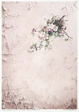 Rice paper set - A4 - Rosy Summertime - 10 - ITD Collection - Tidformera