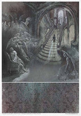 Rice paper set - A4 - Secrets - Gothic Stories - 10 - ITD Collection - Tidformera