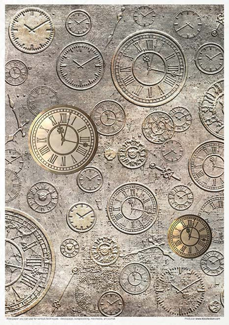 Rice paper set - A4 - Steampunk - 6 - ITD Collection - Tidformera