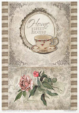 Rice paper set - A4 - Vintage Style - 3 - ITD Collection - Tidformera