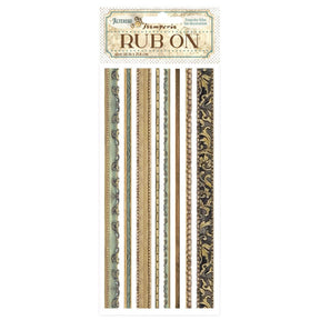 Rub - on - Alterego - Stripes - 1 - Stamperia - Tidformera