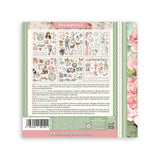Rub - On Kit 15,5 x 15,5 cm - House of Roses - 8 - Stamperia - Tidformera