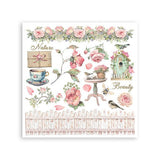Rub - On Kit 15,5 x 15,5 cm - House of Roses - 7 - Stamperia - Tidformera