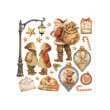 Rub-On Kit 15,5 x 15,5 cm - Silent Night - 7 - Stamperia - Tidformera