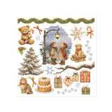 Rub-On Kit 15,5 x 15,5 cm - Silent Night - 5 - Stamperia - Tidformera
