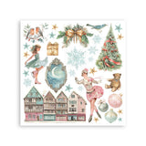 Rub-On Kit 15,5 x 15,5 cm - Winter Magic - 3 - Stamperia - Tidformera